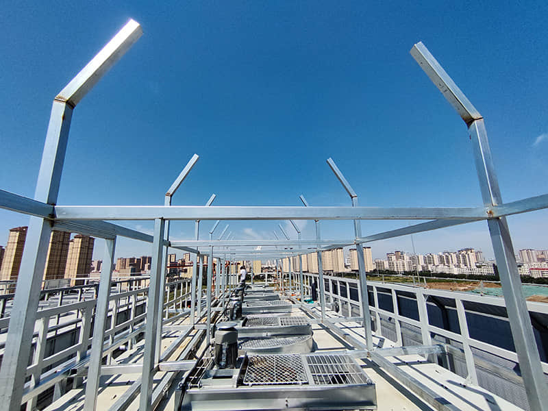 庆阳云计算大数据中心冷却塔出风口消声器框架 庆阳云计算大数据中心冷却塔出风口消声器框架